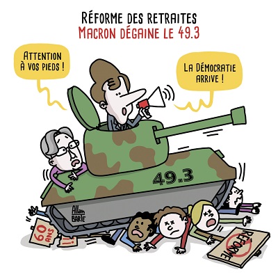 Dessin d'Allan Barte